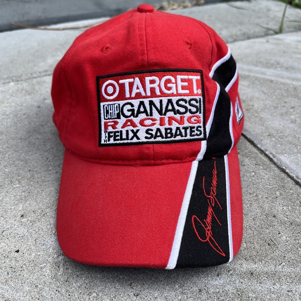 NWT Vintage Target Ganassi Sabates Jimmy Spencer Chase Authentics NASCAR Cap/Hat